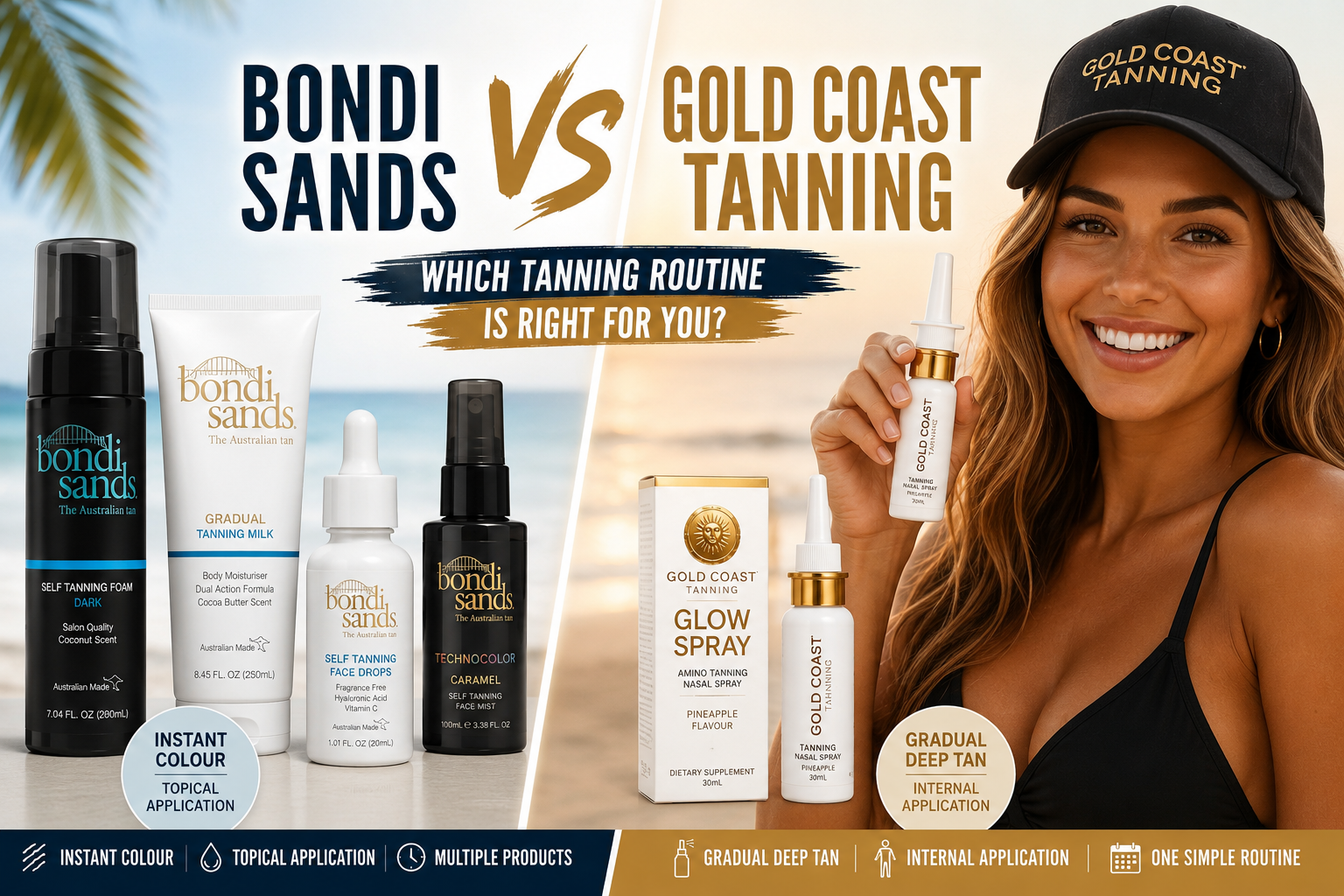 Gold Coast Tanning vs Bondi Sands: Which Tanning Routine Is Better In 2026?