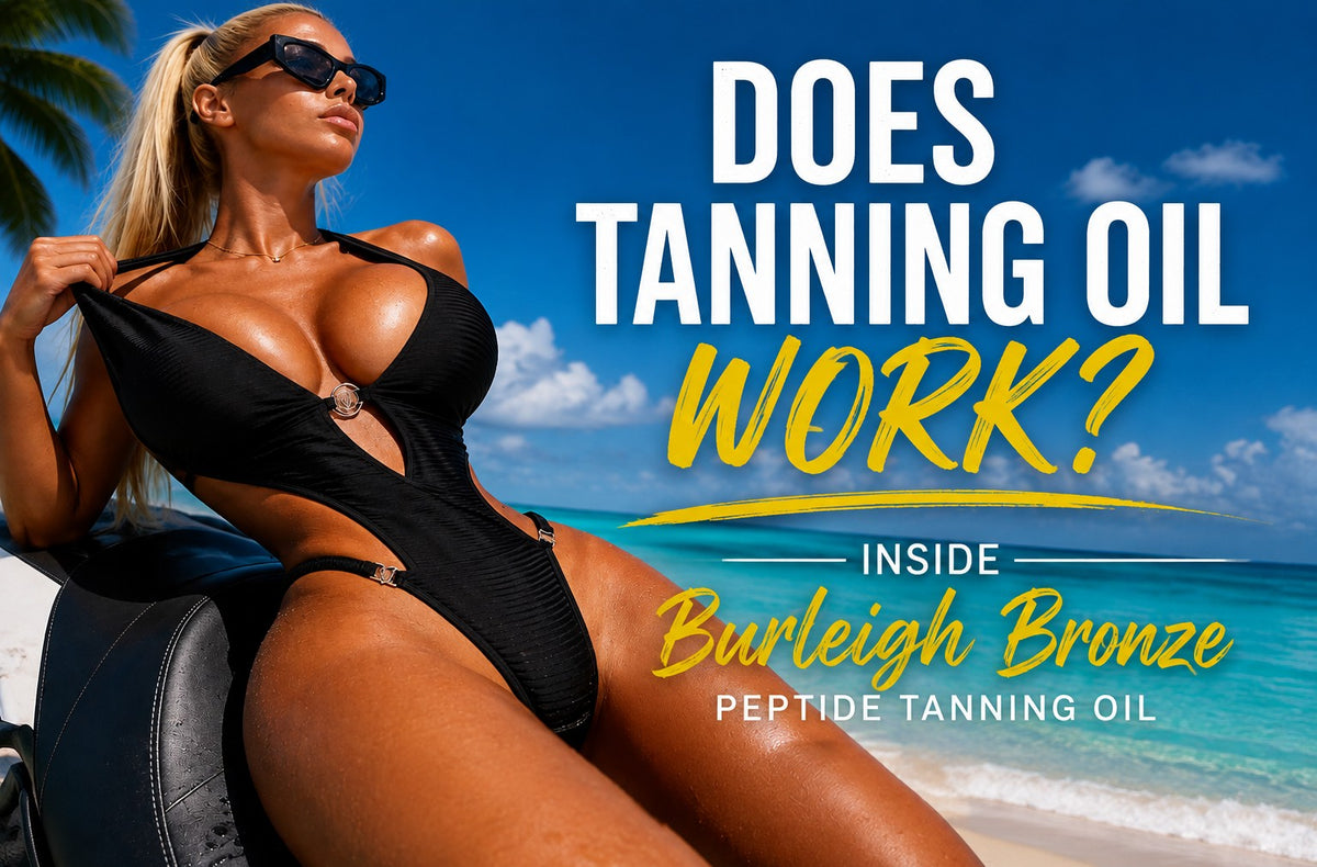 Does Tanning Oil Work? How Burleigh Bronze Peptide Tanning Oil Works
