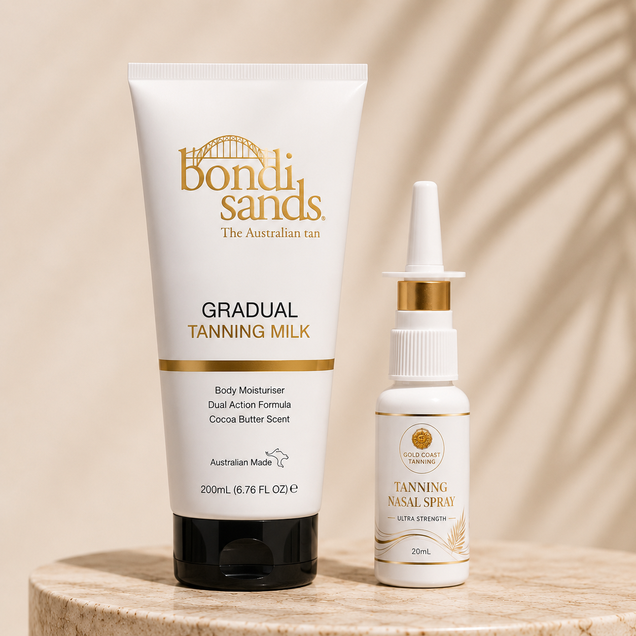 Bondi Sands Gradual Tanning Milk compared with Gold Coast Tanning Duo, Trio and Quad bundles