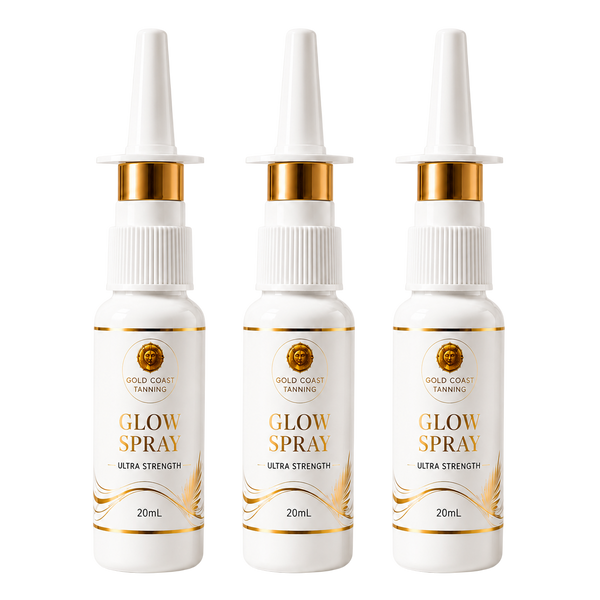 Gold Coast Tanning Trio – 3x Ultimate Strength Glow Tanning Nasal Sprays