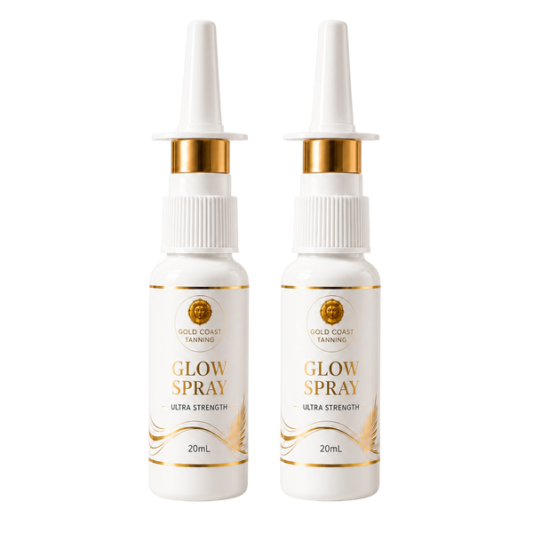 Gold Coast Tanning Duo – 2x Ultimate Strength Glow Tanning Nasal Sprays