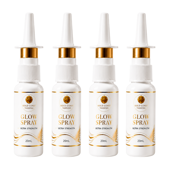 Gold Coast Tanning Quad – 4x Ultimate Strength Glow Tanning Nasal Sprays