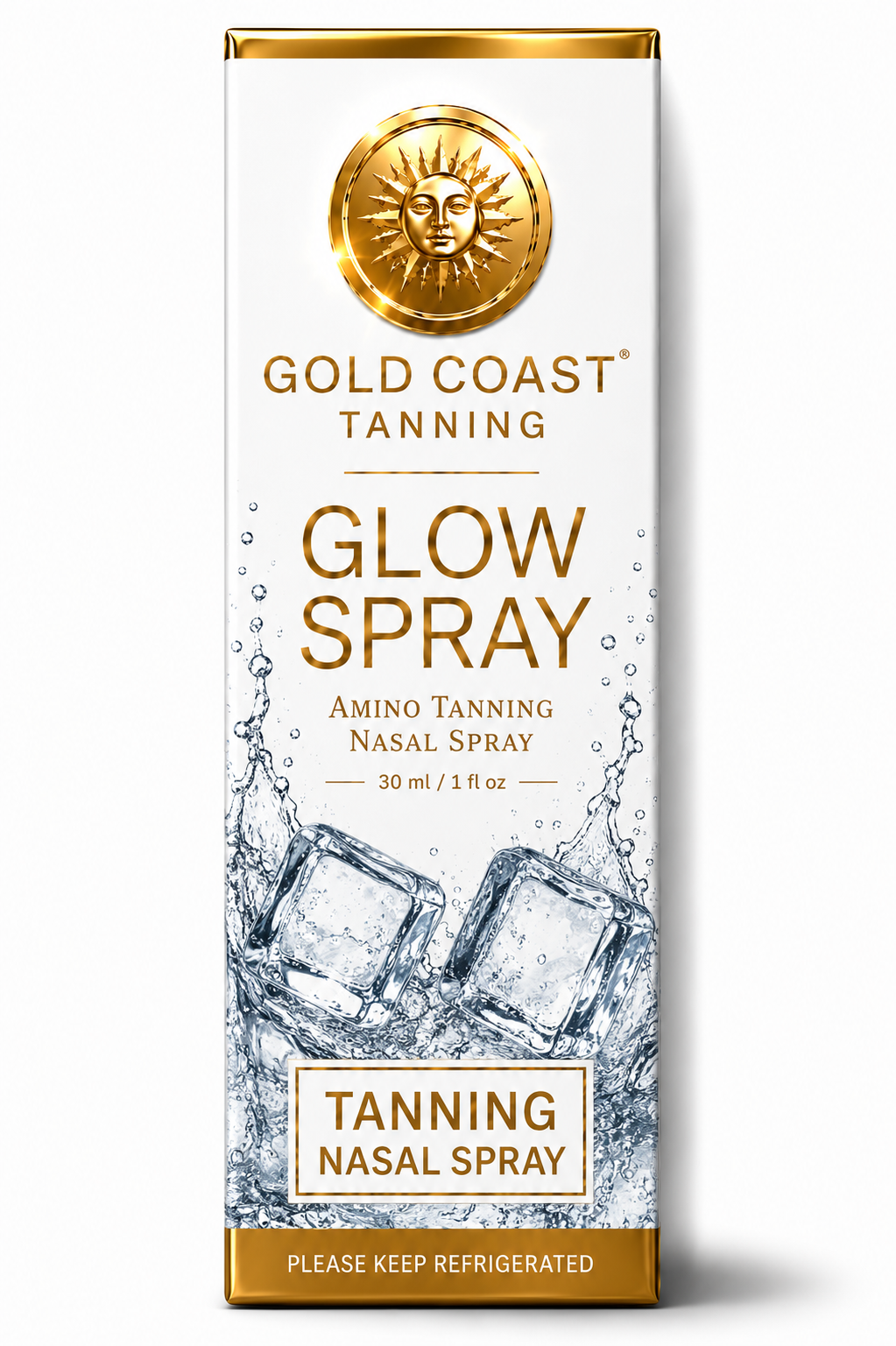 Bare (unflavoured) Ultimate Strength Glow Tanning Nasal Spray (20mL)