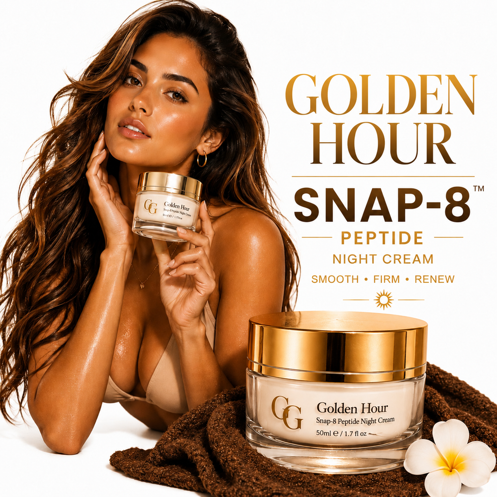 Golden Hour SNAP-8 Peptide Face Cream | Luxury Moisturiser