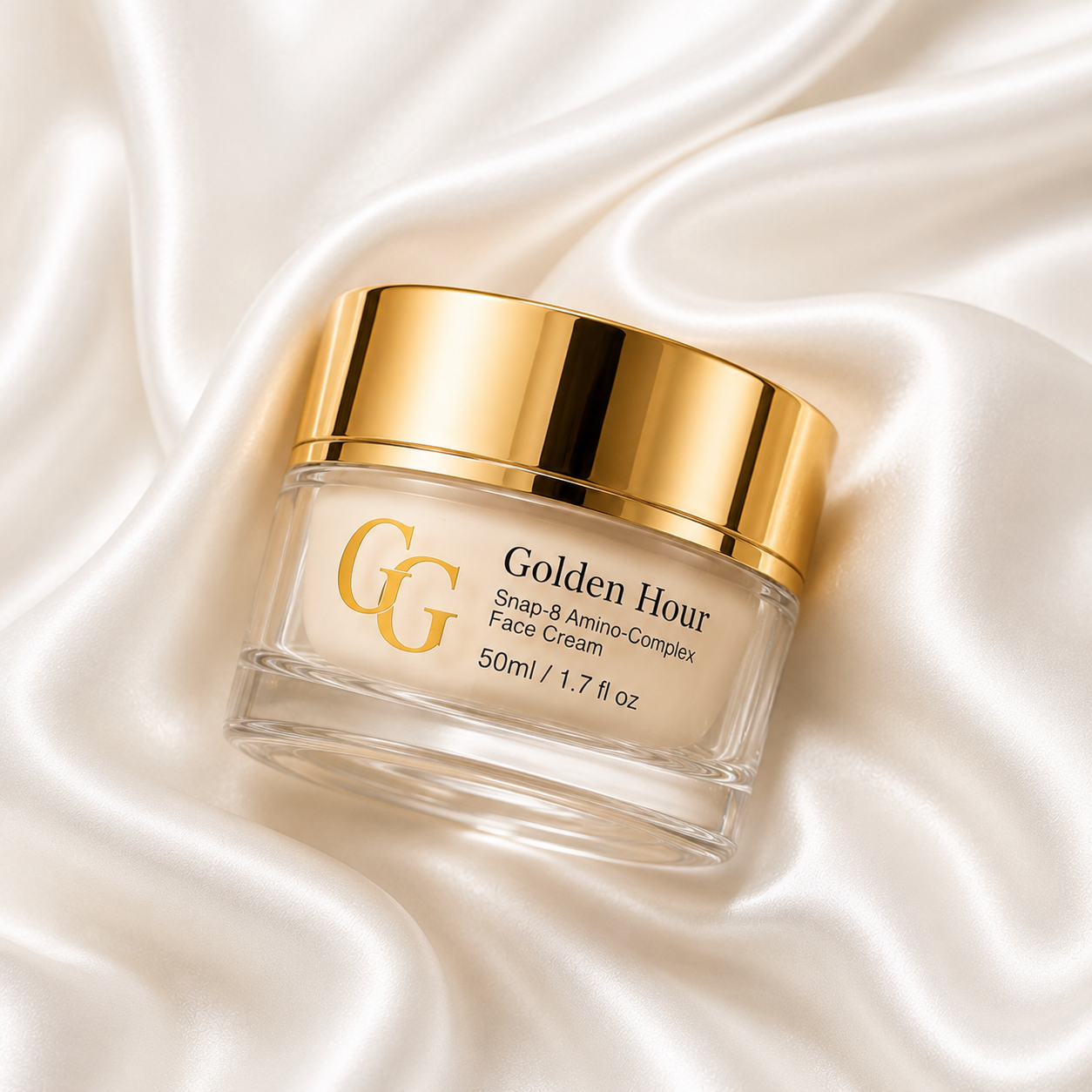 Golden Hour SNAP-8 Peptide Face Cream | Luxury Moisturiser