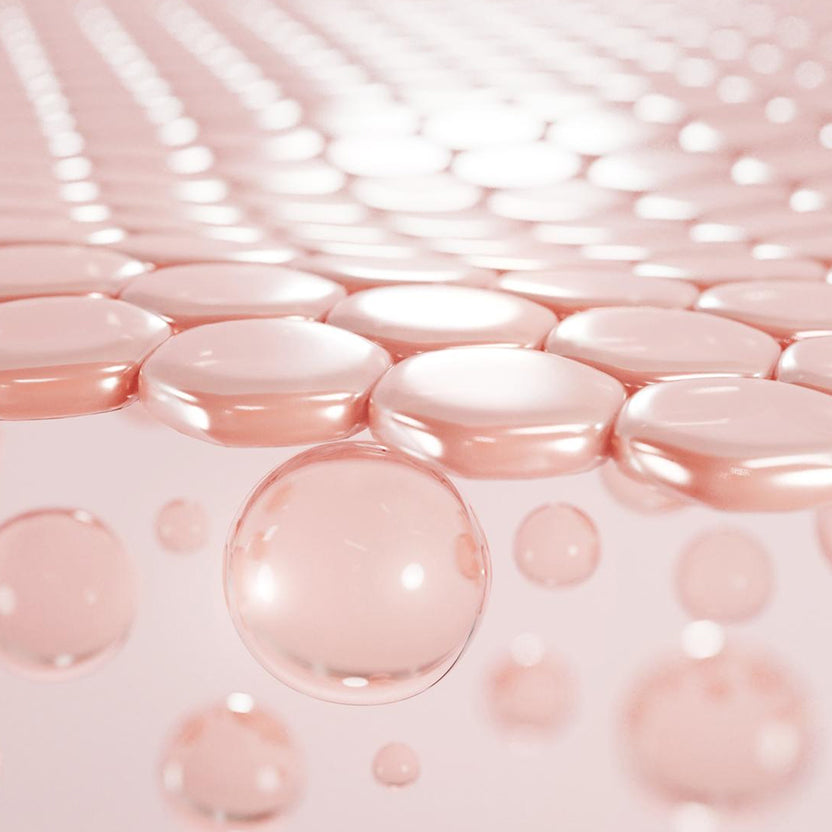 Illustration showing healthy skin barrier layers
