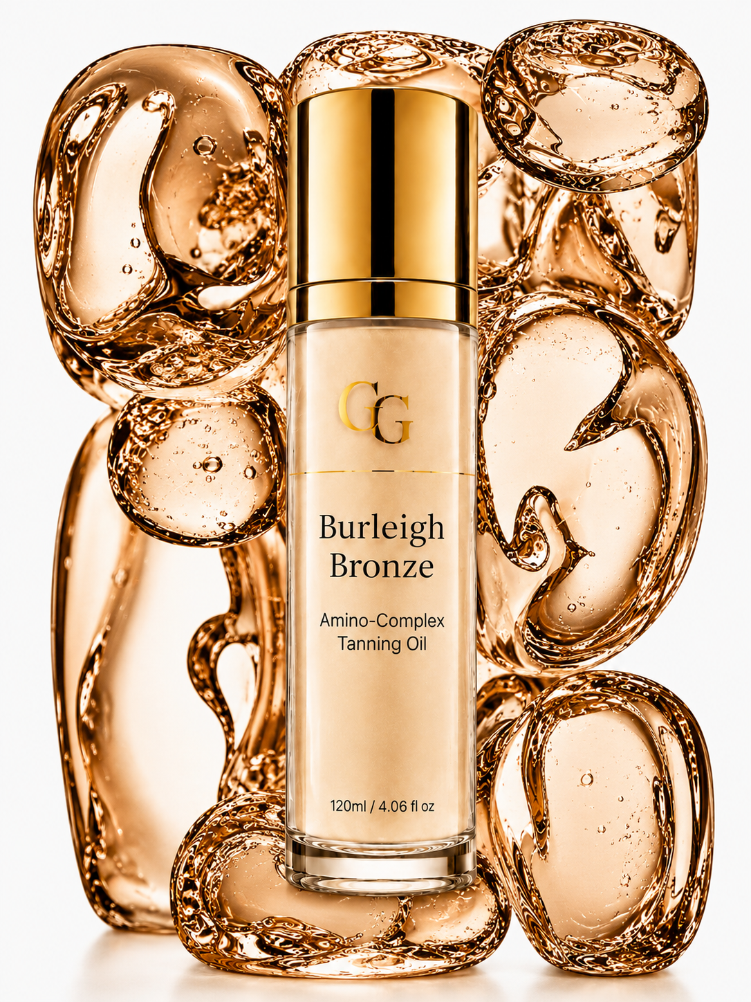 Which tanning oils have peptides including Burleigh Bronze and Melanoboost